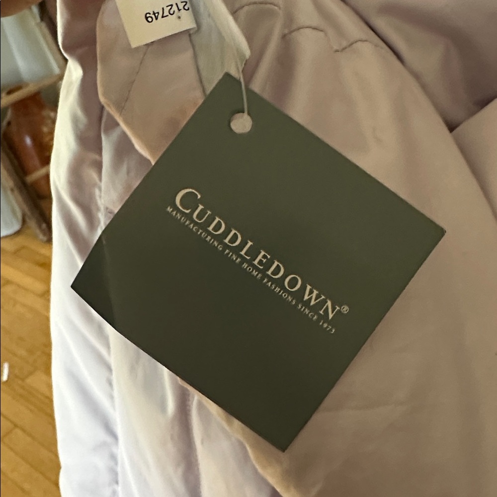 CUDDLEDOWN DOWN BED JACKET BELLFLOWER LARGE NEW DUCK DOWN - Picture 4 of 10